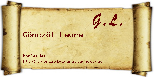 Gönczöl Laura névjegykártya